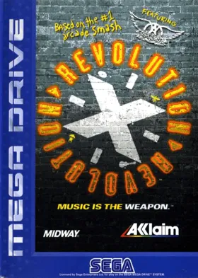 Revolution X (USA, Europe) box cover front